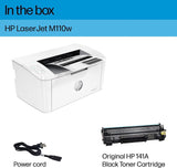 HP LaserJet M110w Wireless Black and White Printer - Prime Office Products -