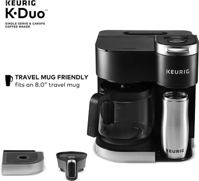 Keurig K-Duo Single Serve K-Cup Pod & Carafe Coffee Maker, Black - Prime Office Products -