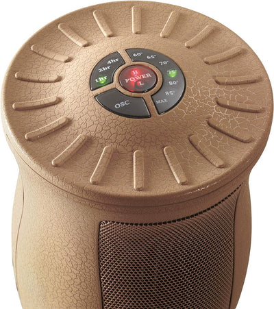 Lasko Oscillating Ceramic 1500W Space Heater with Adjustable Thermostat, Timer and 2-Speeds - Prime Office Products -