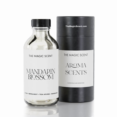 Magic Scent Essential Oil Aromatherapy Fragrance for HVAC, Cold-Air, & Ultrasonic Diffusers - Prime Office Products - Hotel Collection - Mandarin Blossom