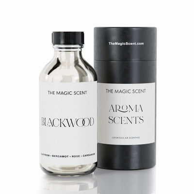 Magic Scent Essential Oil Aromatherapy Fragrance for HVAC, Cold-Air, & Ultrasonic Diffusers - Prime Office Products - Perfume & Cologne Collection - Black Wood