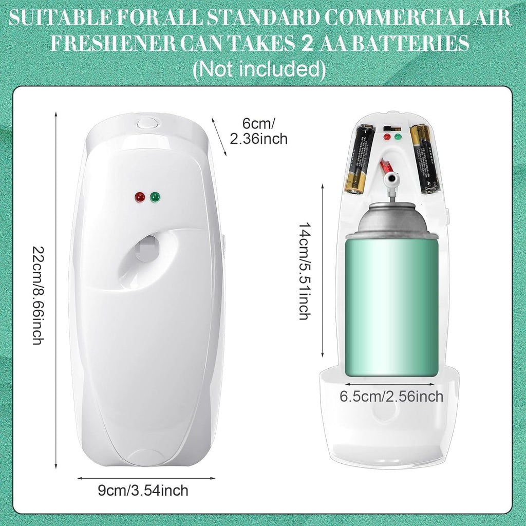 Automatic Air Freshener Dispenser Battery Operated Restroom Spray - 4-