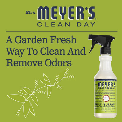 Mrs. Meyer's All-Purpose Cleaner Spray, Lemon Verbena, 16 fl. oz - Pack of 3 - Prime Office Products -