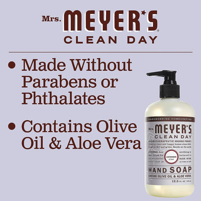 Mrs. Meyer's Clean Day Liquid Hand Soap Refill, 33 Fl Oz - Prime Office Products - Lavender