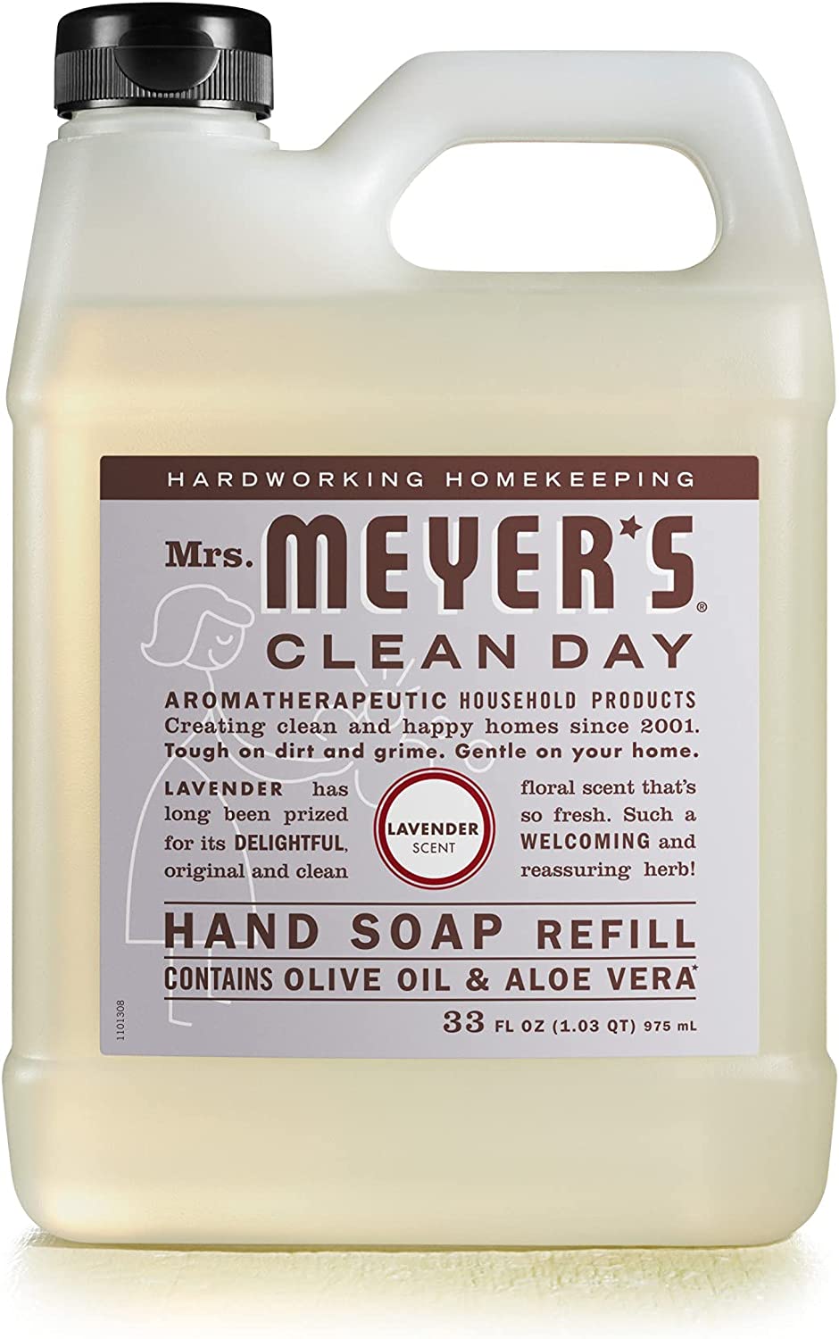 Mrs. Meyer's Clean Day Liquid Hand Soap Refill, 33 Fl Oz - Prime Office Products - Lavender