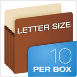 Pendaflex Expanding 5.25" File Pockets, Letter Size, 10 Per Box (1534G-OX) - Prime Office Products -