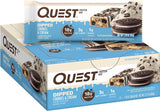 Quest Nutrition Protein Bars, High Protein, Low Carb, Gluten Free, Keto Friendly, 12 Count - Prime Office Products - Dipped Cookies & Cream