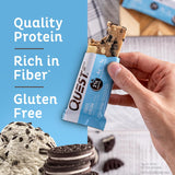 Quest Nutrition Protein Bars, High Protein, Low Carb, Gluten Free, Keto Friendly, 12 Count - Prime Office Products - Chocolate Sprinkled Doughnut