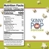 Skinny Pop Original Popcorn, Individual Size 0.65oz Gluten-Free Snack Bags (12 Count) - Prime Office Products -