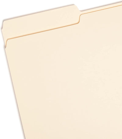 Smead Standard Legal Size File Folders, Manila, 1/3-Cut Tabs, 100-Count - Prime Office Products -