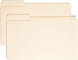 Smead Standard Legal Size File Folders, Manila, 1/3-Cut Tabs, 100-Count - Prime Office Products -