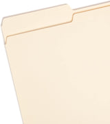 Smead Standard Legal Size File Folders, Manila, 1/3-Cut Tabs, 100-Count - Prime Office Products -