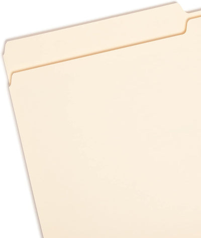 Smead Standard Legal Size File Folders, Manila, 1/3-Cut Tabs, 100-Count - Prime Office Products -