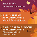 Starbucks Ground Coffee Fall Holiday Bundle, Medium Roast, 100% Arabica, Limited Edition, 3 Bags - Prime Office Products - Fall Blend | Salted Caramel Mocha | Pumpkin Spice