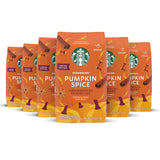 Starbucks Holiday Fall Medium Roast Ground Coffee, 100% Arabica, Limited Editions, 6-Pack - Prime Office Products - Pumpkin Spice