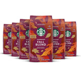 Starbucks Holiday Fall Medium Roast Ground Coffee, 100% Arabica, Limited Editions, 6-Pack - Prime Office Products - Fall Blend