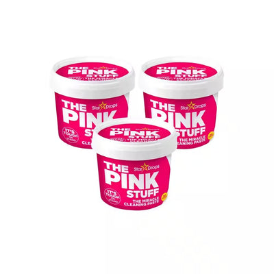 Stardrops The Pink Stuff Miracle All Purpose Cleaning Product Bundle (3-Count) - Prime Office Products - Pink Stuff Cleaning Paste - 3-Pack