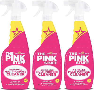 Stardrops The Pink Stuff Miracle All Purpose Cleaning Product Bundle (3-Count) - Prime Office Products - Pink Stuff Miracle Multi-Purpose Spray - 3-Pack