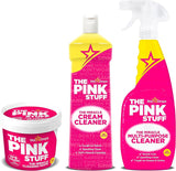 Stardrops The Pink Stuff Miracle All Purpose Cleaning Product Bundle (3-Count) - Prime Office Products - Pink Stuff Paste | Miracle Cream | Multi-Purpose Spray - 3-Pack