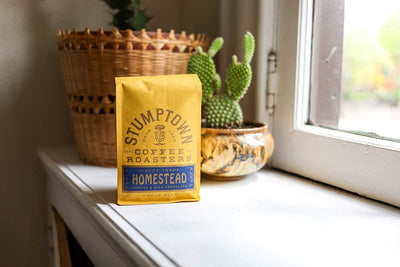 Stumptown Medium Roast Whole Bean Coffee - Homestead Blend 12 Ounce Bag - Prime Office Products - Homestead Blend