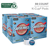 Swiss Miss Milk Chocolate Hot Cocoa Keurig Single-Serve K Cup Pods, 28 Count - Prime Office Products - 60 Count