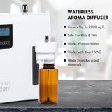 The Magic Scent TMS-100 Waterless Scent Diffuser, Covers 2000 sq. ft., Nebulizer or HVAC Cold Air Aroma Machine, Fragrance Oil Included - Prime Office Products -