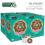 The Original Donut Shop Regular Keurig Single-Serve K-Cup Pods, Medium Roast Coffee, 96 Count (4 Packs of 24) - Prime Office Products -