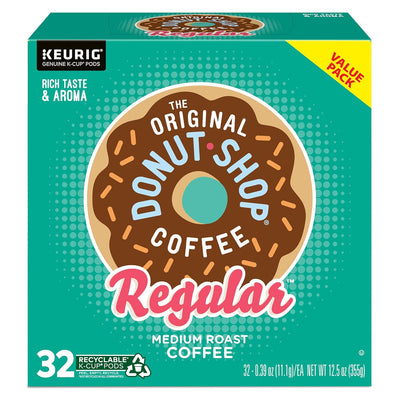 The Original Donut Shop Regular Keurig Single-Serve K-Cup Pods, Medium Roast Coffee, 96 Count (4 Packs of 24) - Prime Office Products -