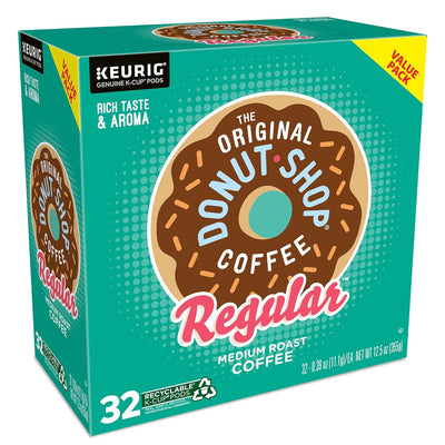 The Original Donut Shop Regular Keurig Single-Serve K-Cup Pods, Medium Roast Coffee, 96 Count (4 Packs of 24) - Prime Office Products -