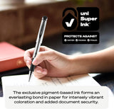 Uniball Signo Gel Impact, 1.0mm Bold Point Stick Writing Pen, 12-Pack - Prime Office Products -