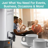 West Bend 100-Cup Commercial Aluminum Coffee Urn with Auto Temp Control - Prime Office Products -