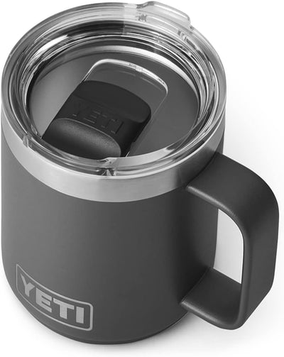 YETI Rambler Stainless Steel Stackable Mug with MagSlider Lid - Prime Office Products - Charcoal