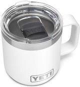 YETI Rambler Stainless Steel Stackable Mug with MagSlider Lid - Prime Office Products - White