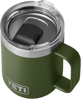 YETI Rambler Stainless Steel Stackable Mug with MagSlider Lid - Prime Office Products - Camp Green