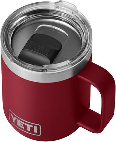 YETI Rambler Stainless Steel Stackable Mug with MagSlider Lid - Prime Office Products - Harvest Red