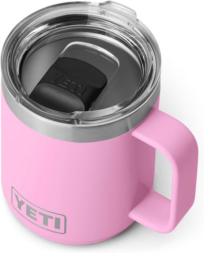 YETI Rambler Stainless Steel Stackable Mug with MagSlider Lid - Prime Office Products - Power Pink