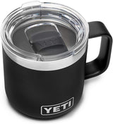 YETI Rambler Stainless Steel Stackable Mug with MagSlider Lid - Prime Office Products - Black