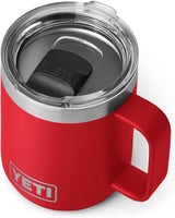 YETI Rambler Stainless Steel Stackable Mug with MagSlider Lid - Prime Office Products - Rescue Red